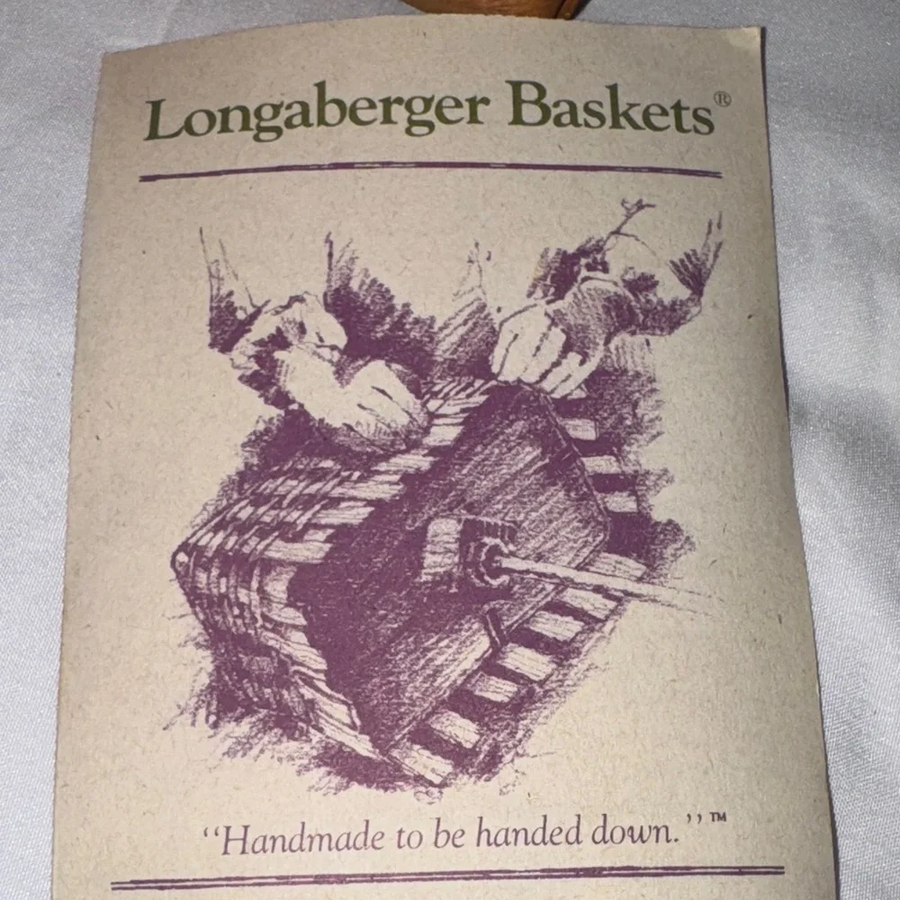Longaberger 1994 sweetheart be mine basket